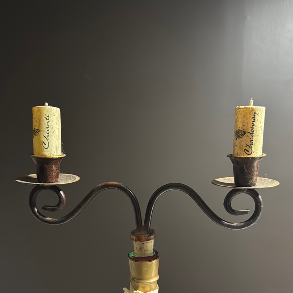 Chateau Brown Candle Holder Elegant Accent